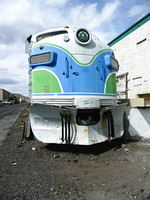 Ex Alaska railroad EMD 1502 as a restaurant at track 29 Yakima WA