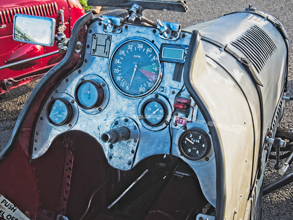 Austin 7 Racer Cockpit