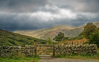 Dark skies over Place Fell