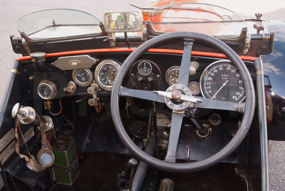 Austin 7 Ulster  Cockpit